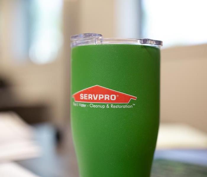 Green SERVPRO cup 