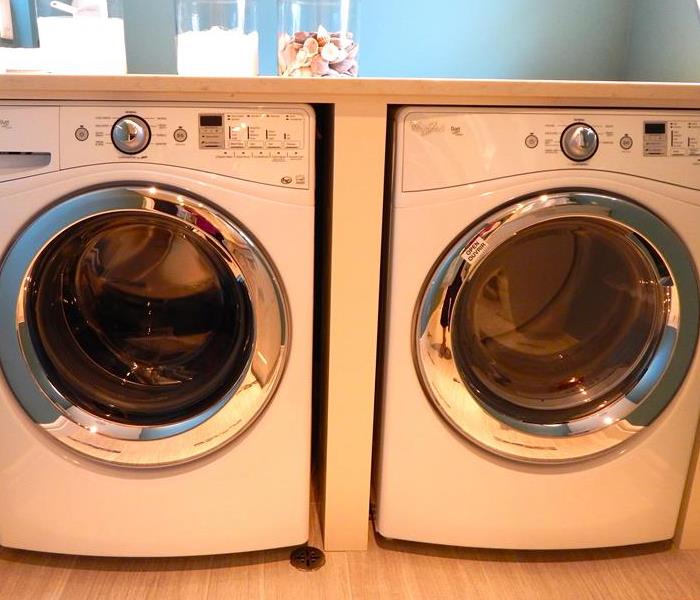 washer and dryer in home