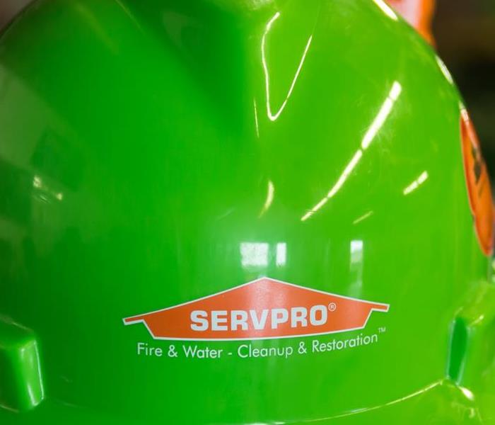 SERVPRO green hard hat